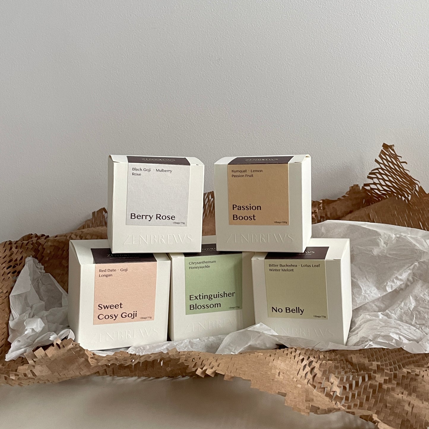 Self-care Combo Gift Box （5 of Full Range Teas）